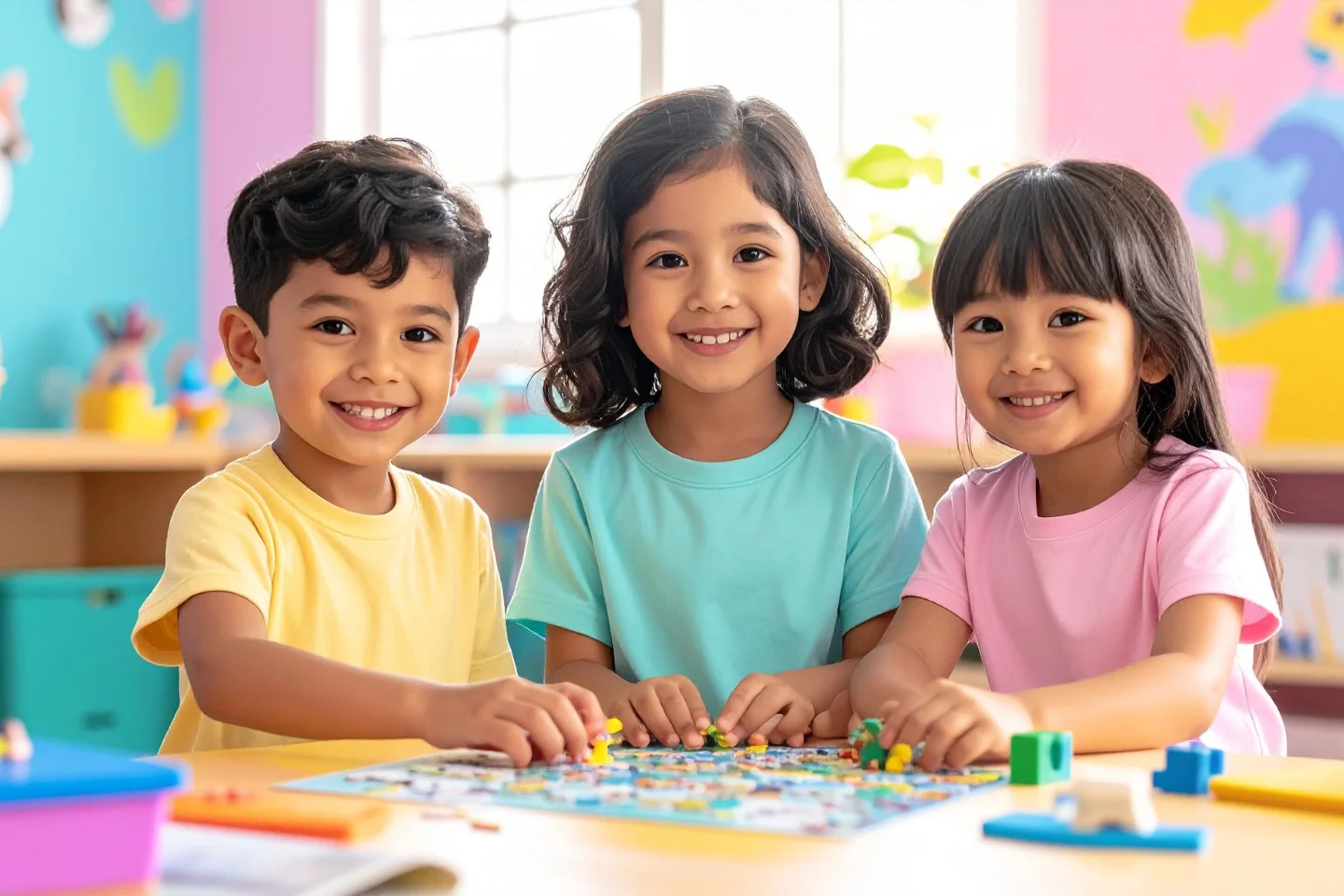 Kids in Kindergarten